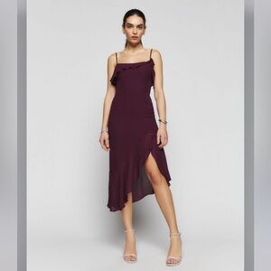 Reformation Liana Dress in Prune